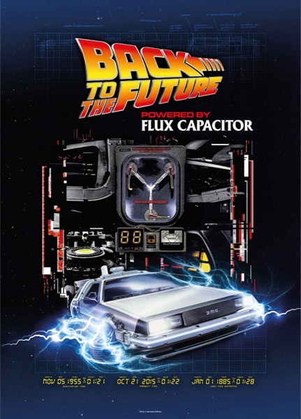 Retour Vers Le Futur Puzzle 1000Pcs Powered By Flux Capacitor